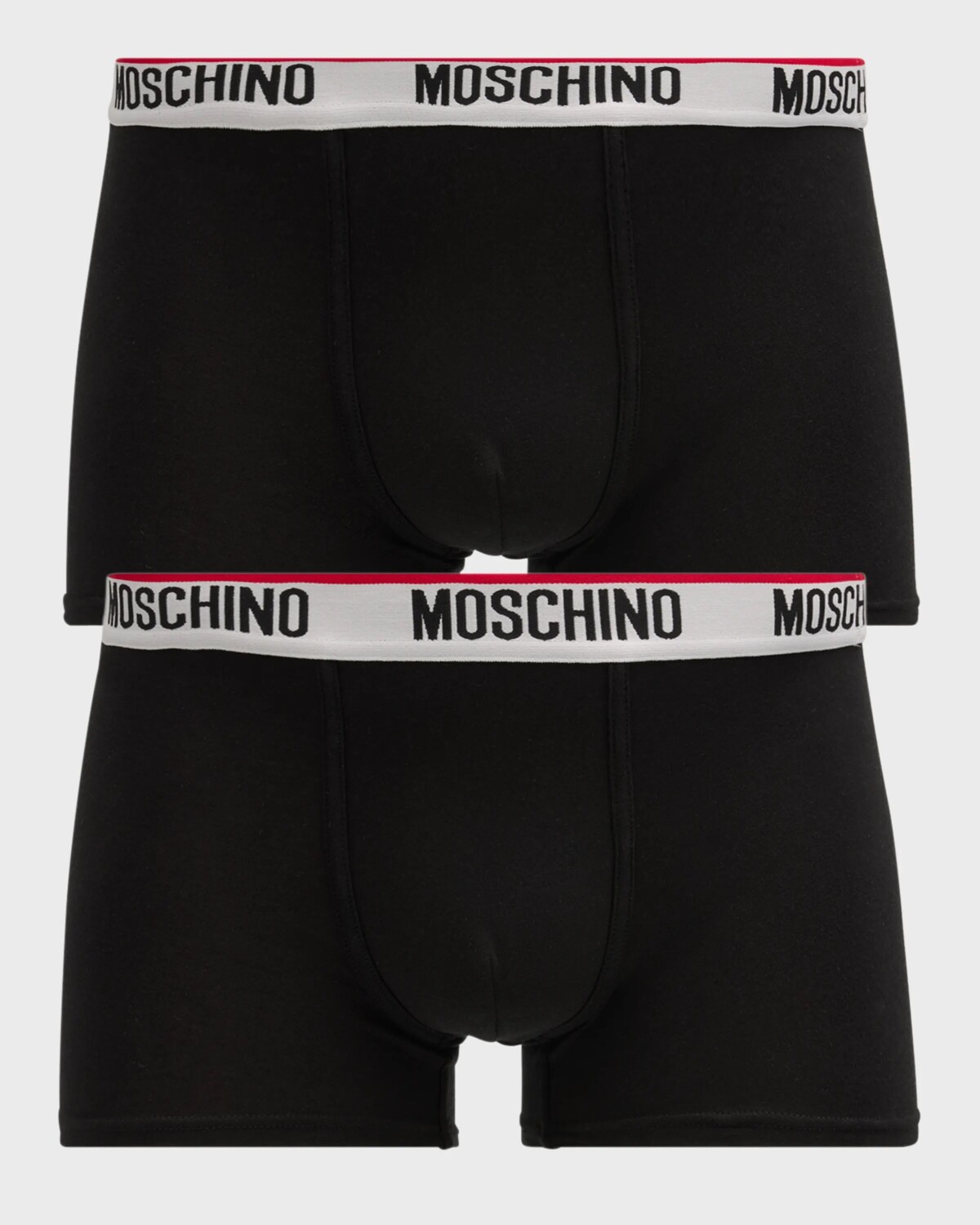 

Мужские базовые трусы из двух комплектов Moschino, черный