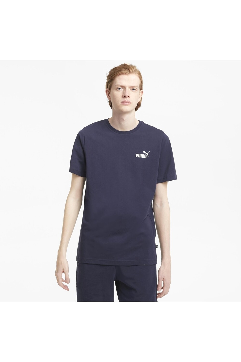 

Футболка Ess Small Logo Tee Темно-синяя мужская/унисекс футболка Puma, оранжевый, Синий