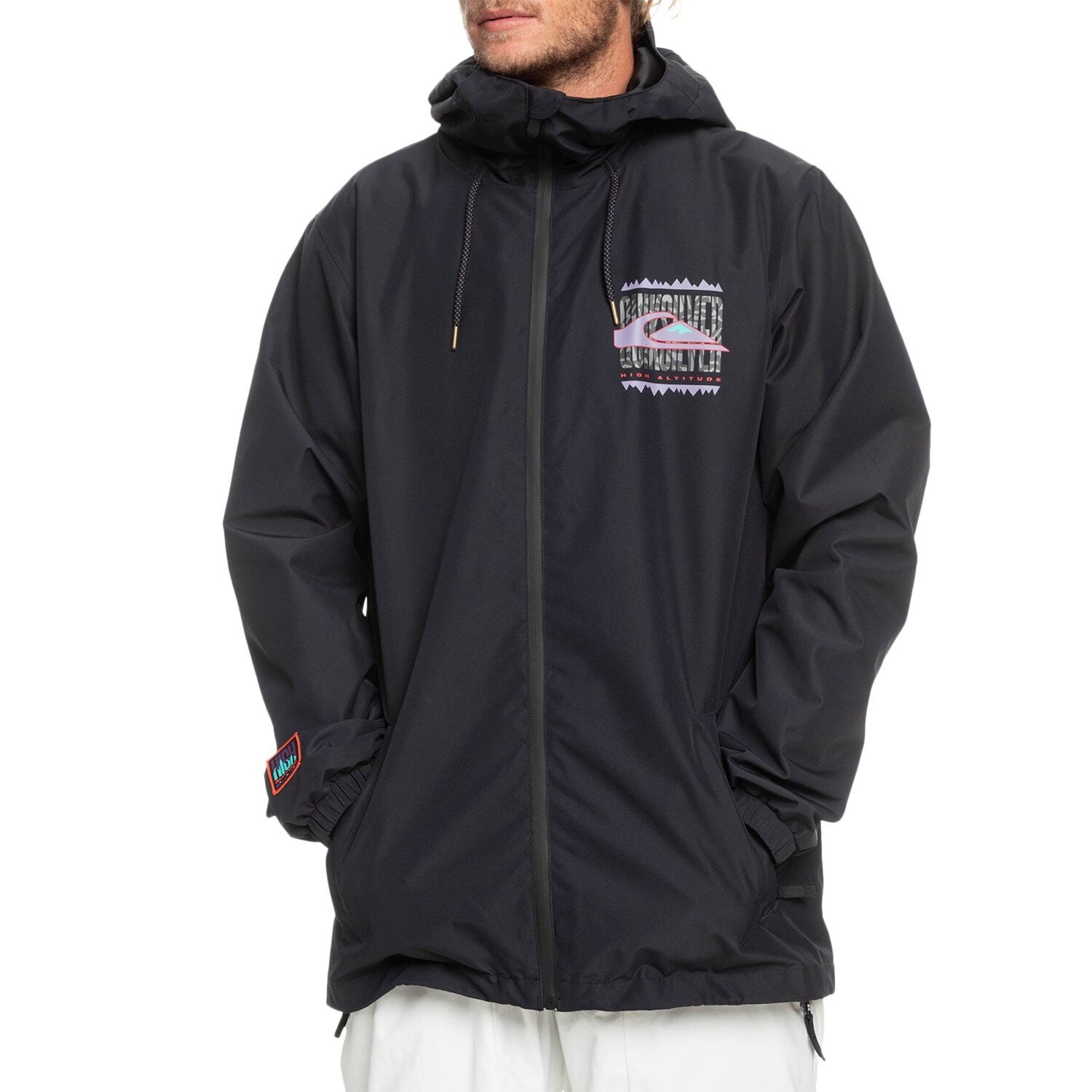 

Утепленная куртка Quiksilver High In The Hood, черный