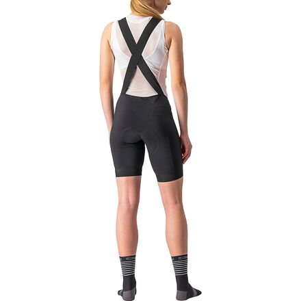 Короткие шорты Endurance Bib женские Castelli, черный фото