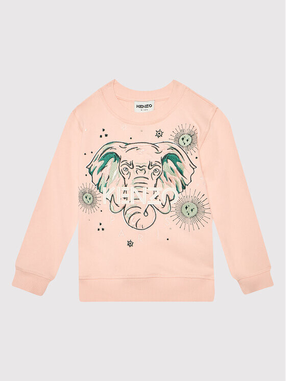 

Толстовка обычного кроя Kenzo Kids, розовый
