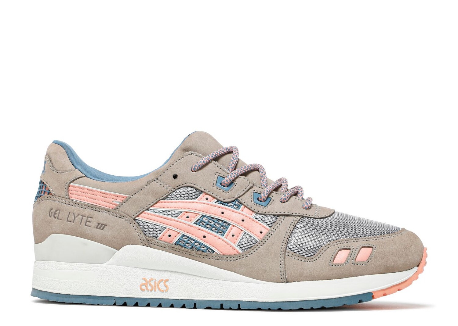 

Кроссовки ASICS Ronnie Fieg X Gel Lyte 3 'Flamingo', серый
