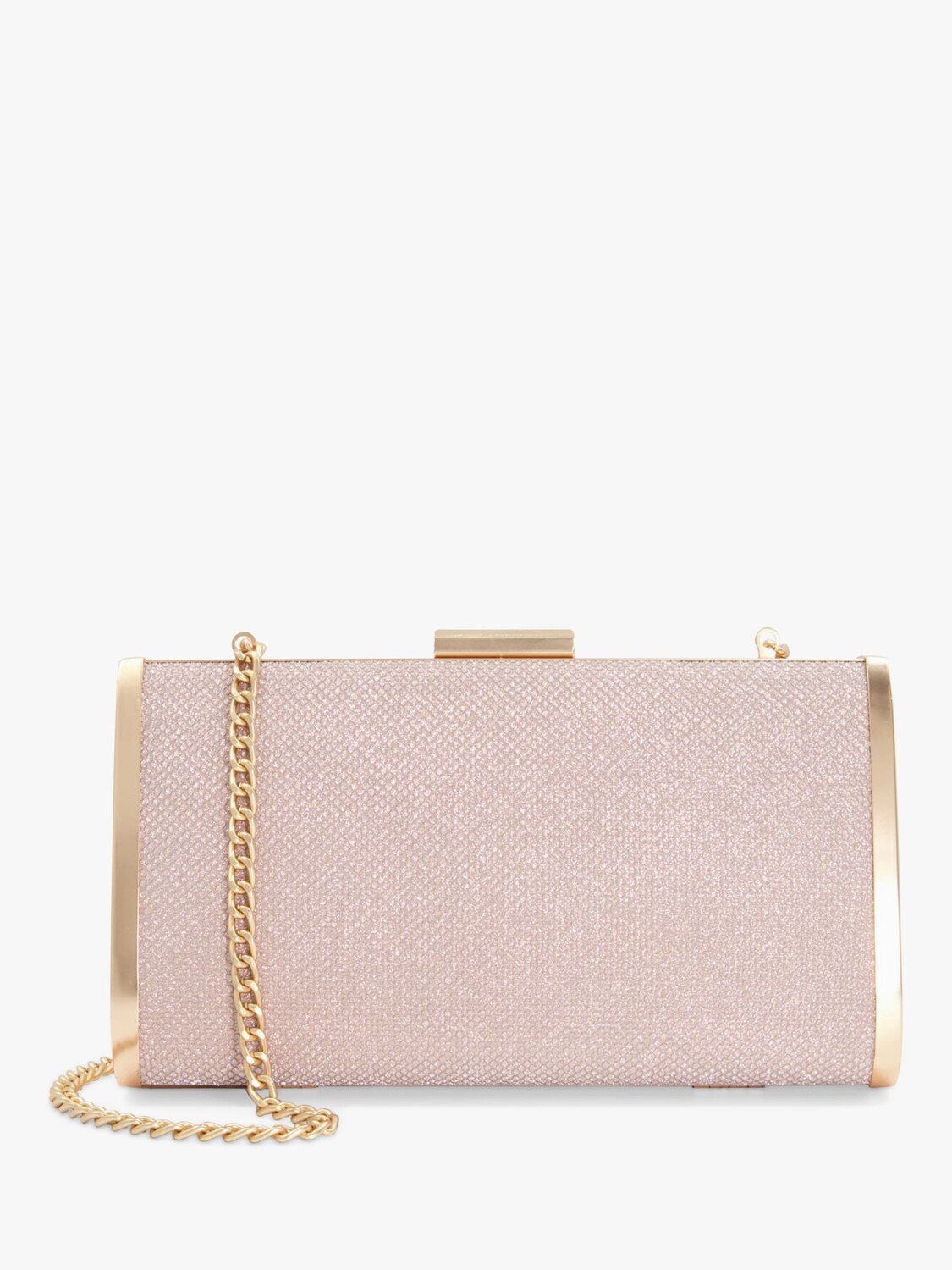

Клатч Dune Blaike Hard Case, розовое золото