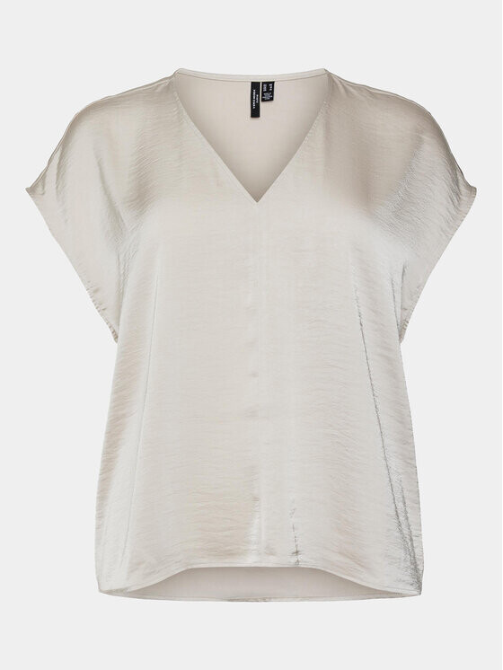 

Футболка стандартного кроя Vero Moda Curve, экрю