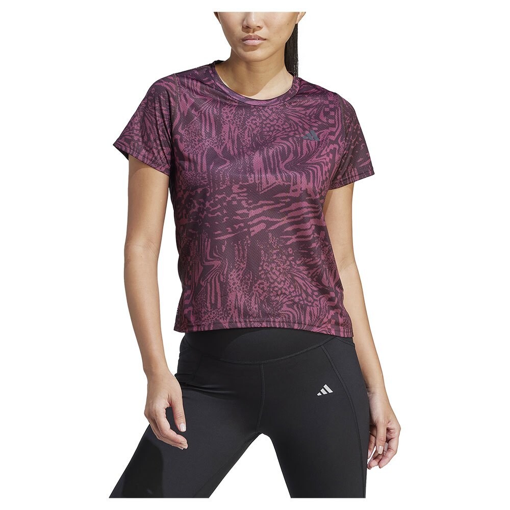 

Футболка adidas 3B Aop, фиолетовый
