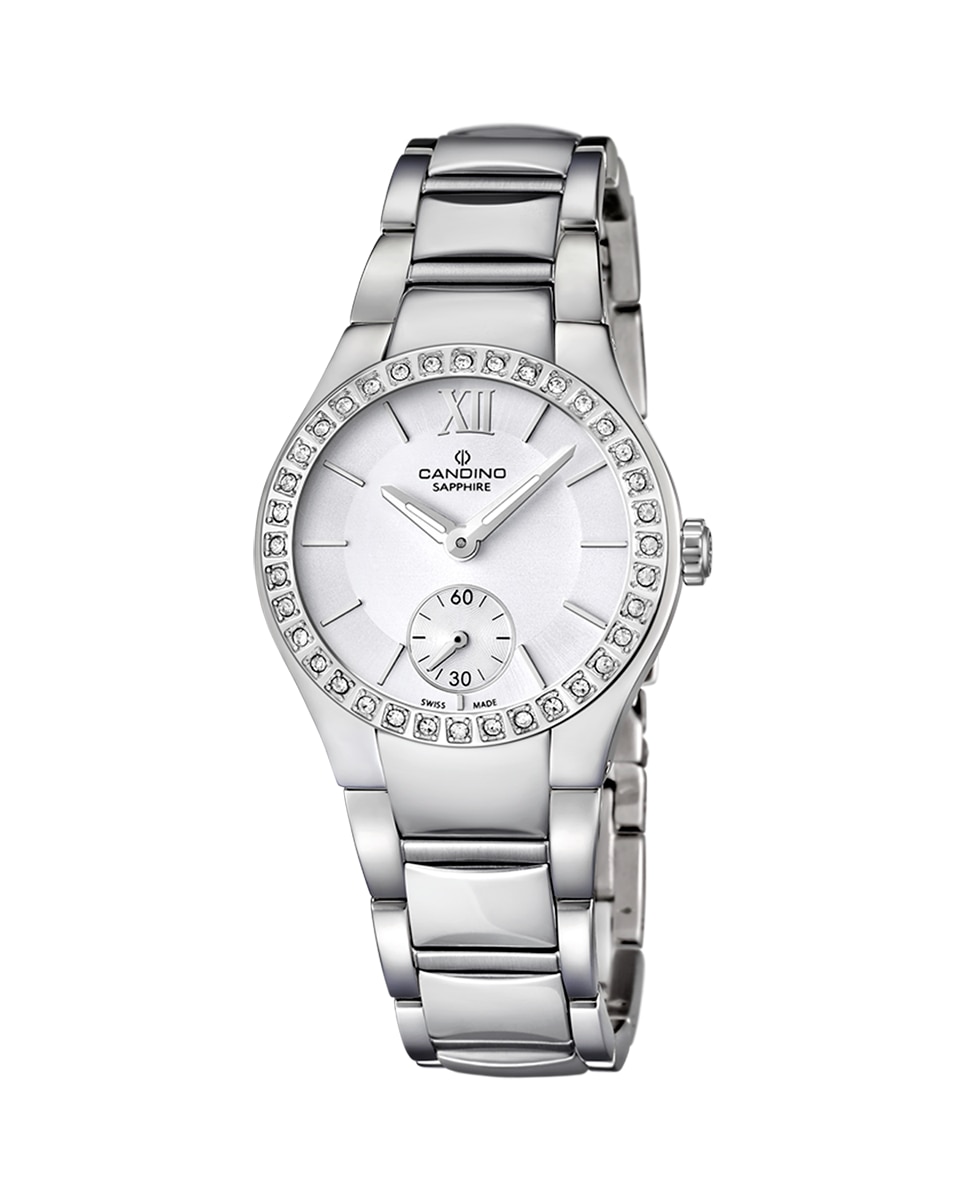 C4537/1 Lady Petite женские часы из серебряной стали Candino, серебро