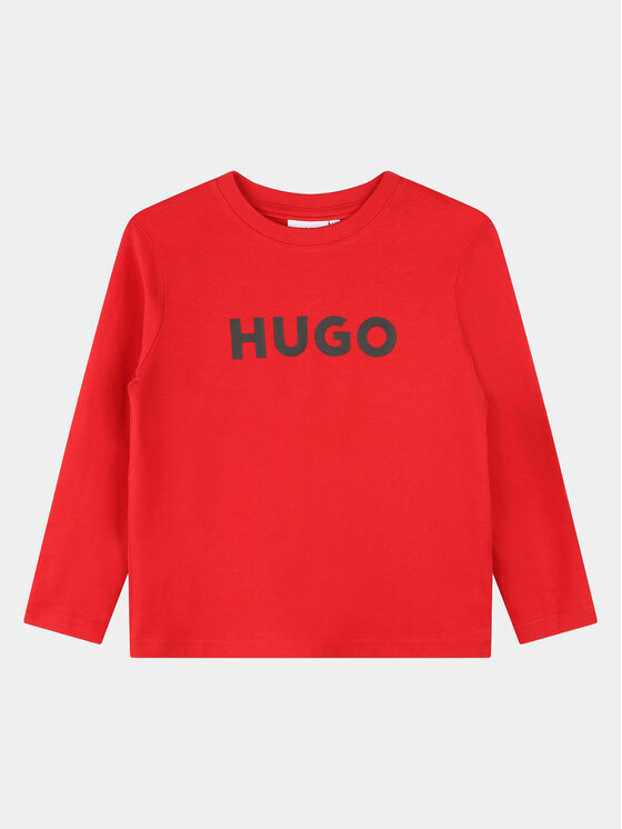 Блуза стандартного кроя Hugo, красный