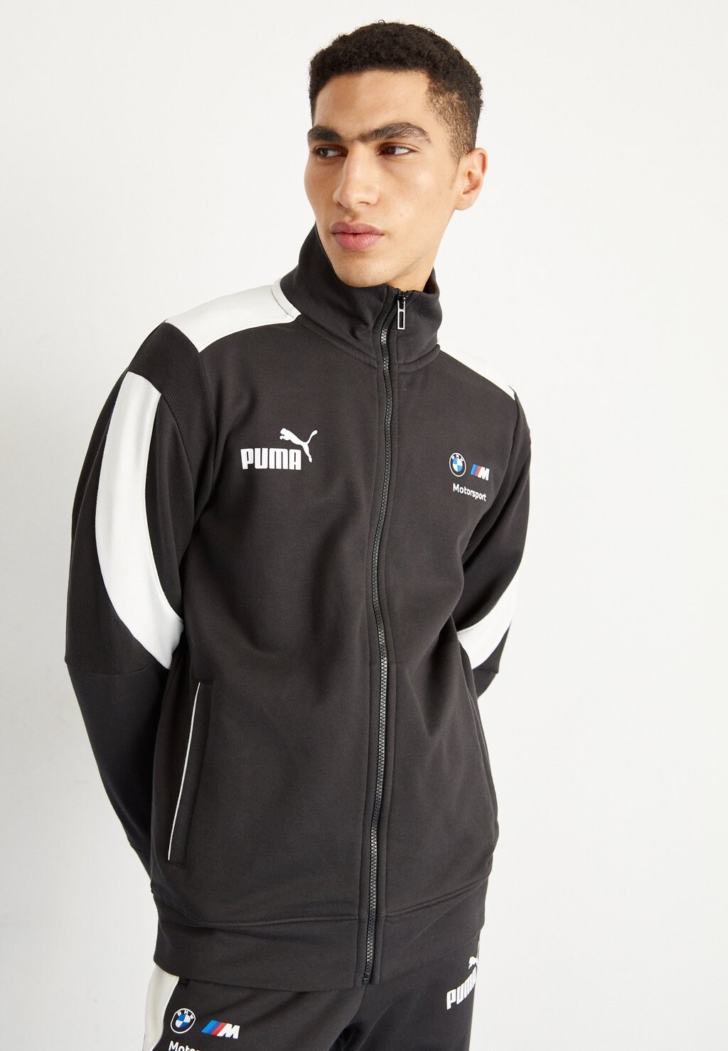 

толстовка на молнии Bmw Mms Mt7+ Jacket Puma, черный