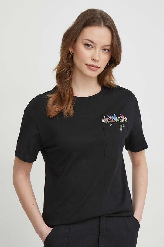 

Хлопковая футболка United Colors of Benetton, черный