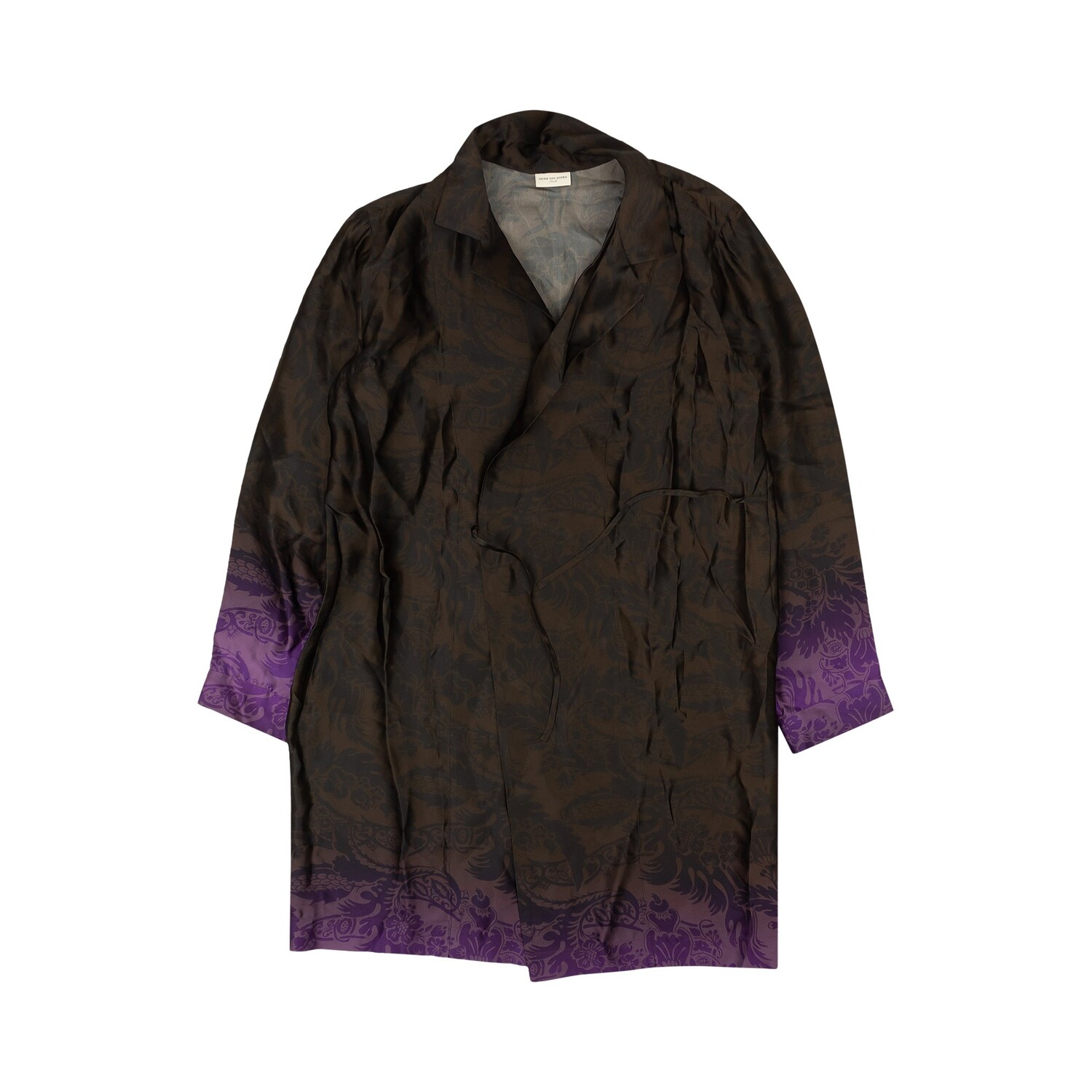 

Блузка-рубашка Dries Van Noten Calberita Фиолетовый/Коричневый