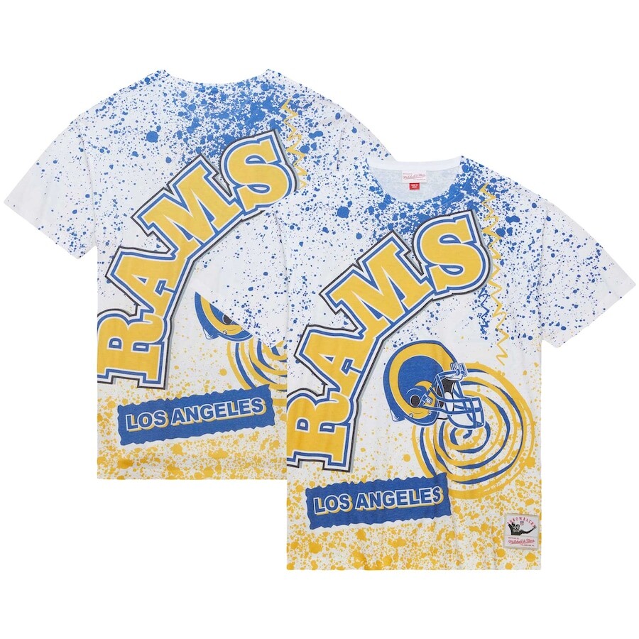 

Футболка с коротким рукавом Mitchell & Ness Los Angeles Rams, белый
