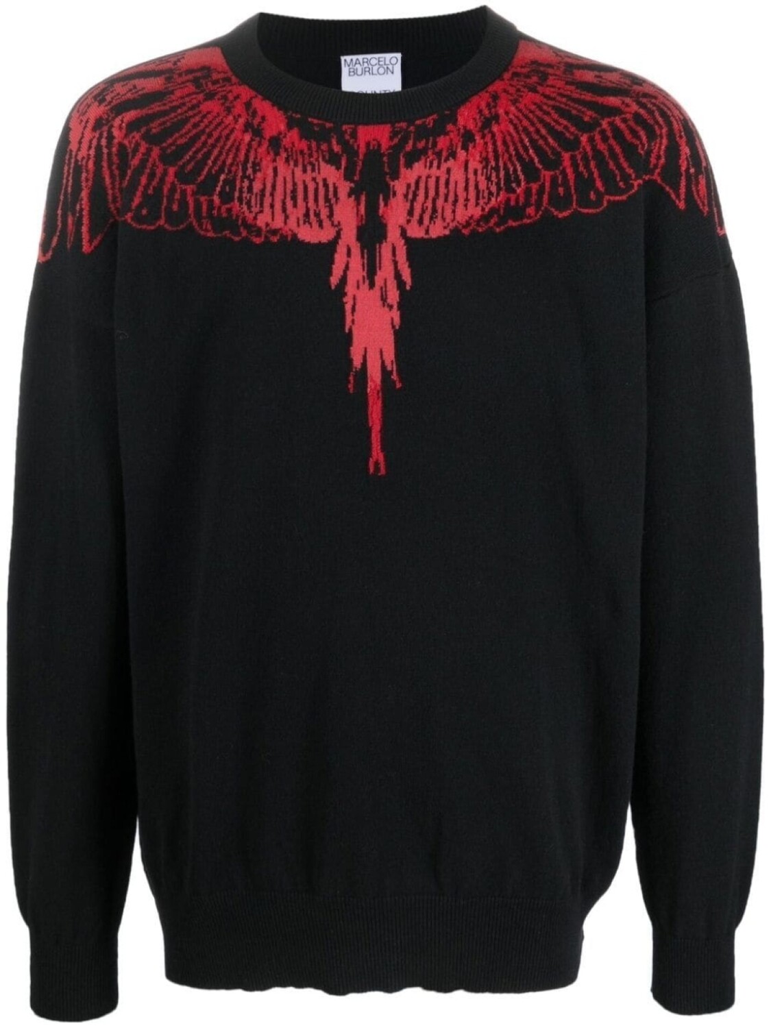 

Marcelo Burlon County of Milan джемпер с графичным принтом, черный