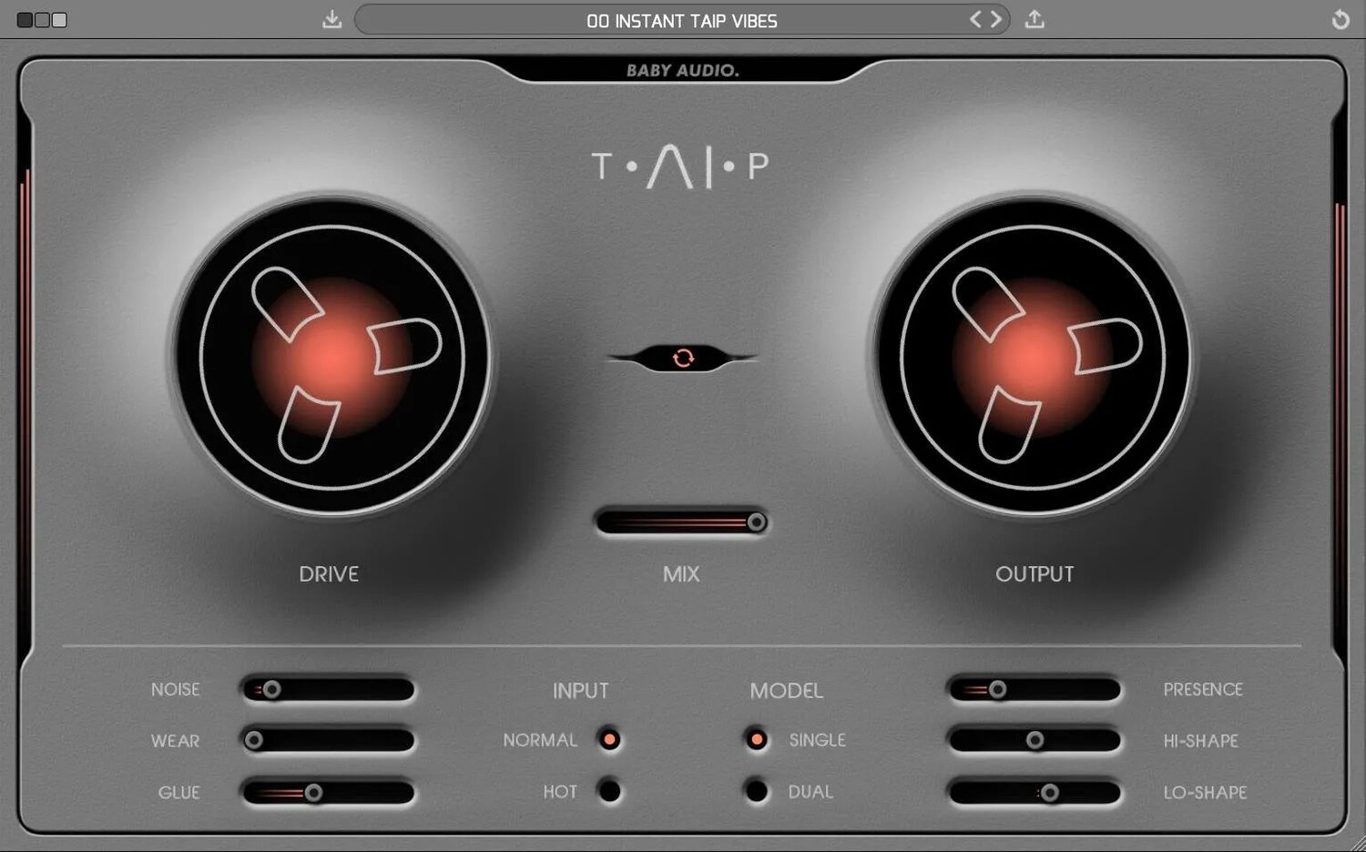 

Плагин эмуляции ленты Baby Audio TAIP Tape