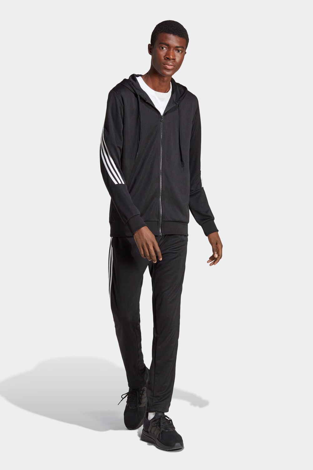 

Спортивный костюм спортивный с 3 полосками adidas, черный