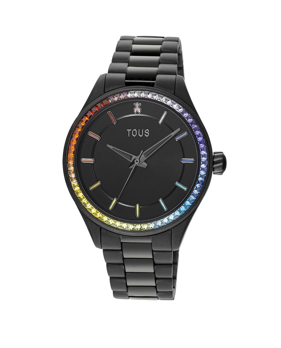 Аналоговые женские часы T-Shine со стальным браслетом черного цвета с IP-адресом Tous, черный цифровые женские часы d logo со стальным браслетом синего ip tous синий