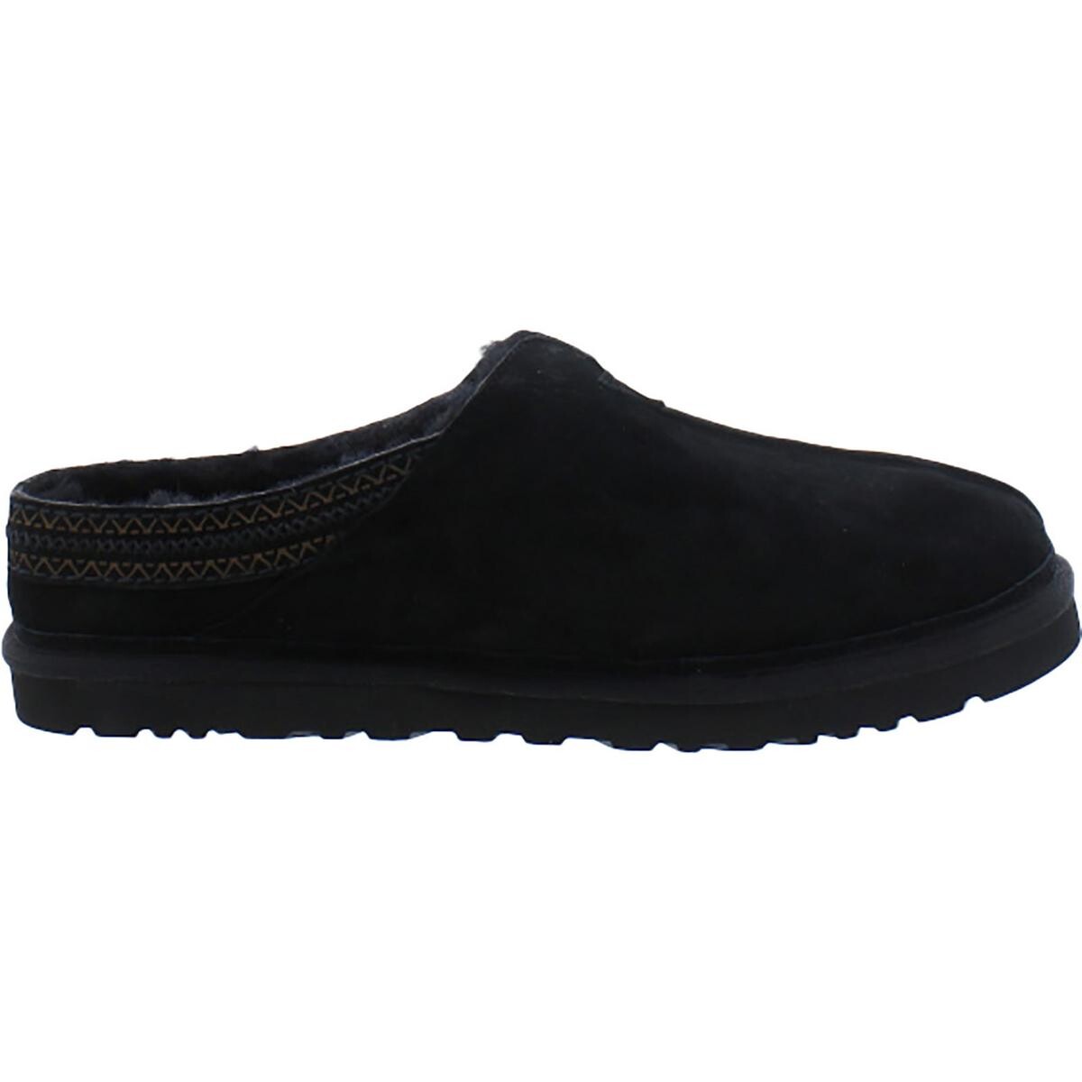 

Мужские кожаные сабо на подкладке из овчины UGG, черный