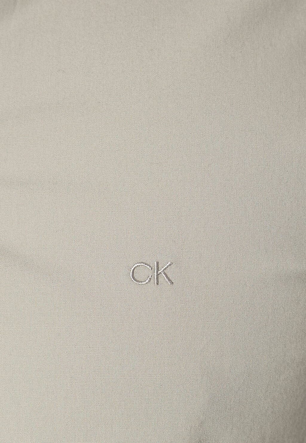 

Рубашка Stretch Slim Calvin Klein, серо-коричневая