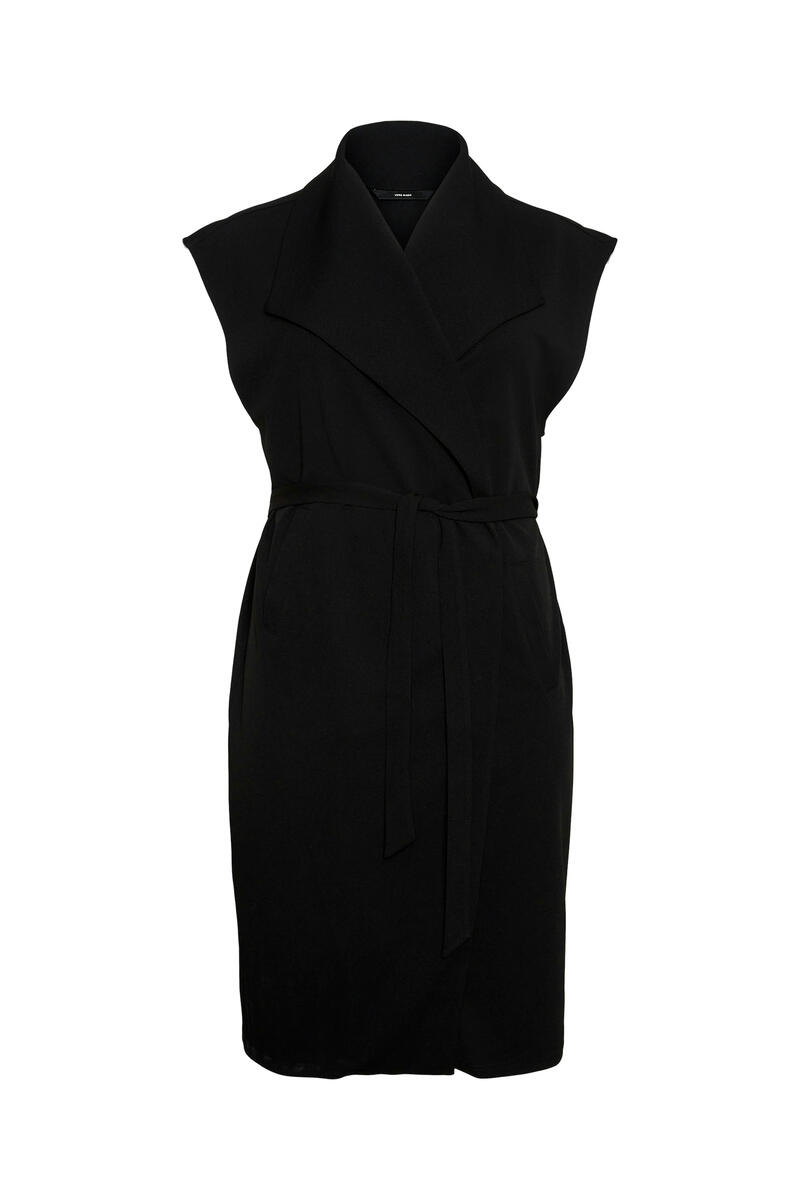 Жилет больших размеров Vero Moda Curve, черный короткое платье больших размеров vero moda curve черный