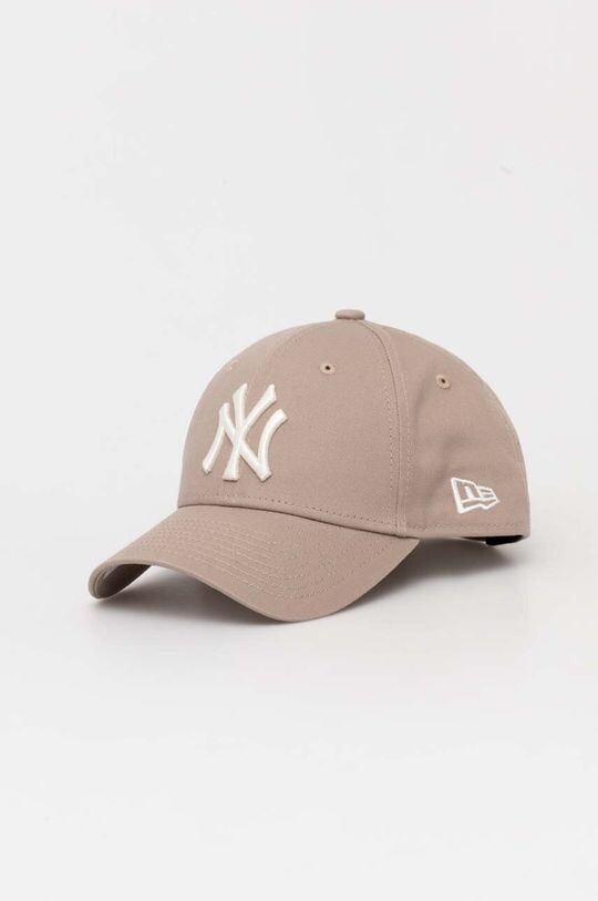 

Хлопковая бейсболка New Era, бежевый
