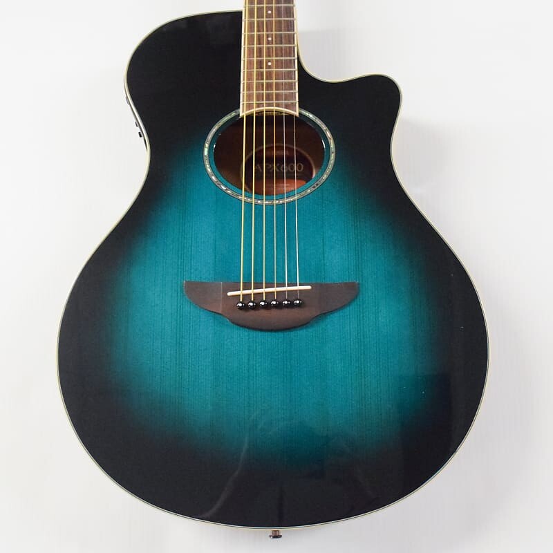 

Акустическая гитара Yamaha APX600 Thin-line Cutaway - Oriental Blue Burst