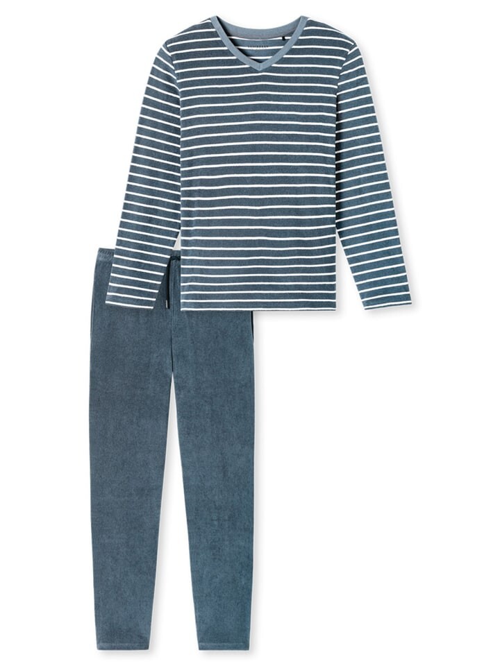 

Пижама Schiesser Casual Nightwear, цвет jeansblau