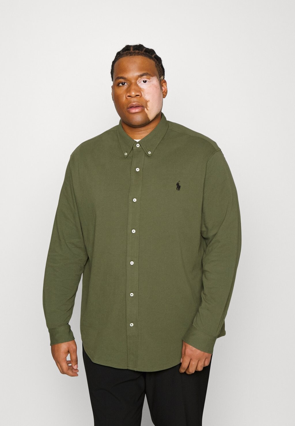 

Рубашка LONG SLEEVE Polo Ralph Lauren Big & Tall, тёмно-шалфейный