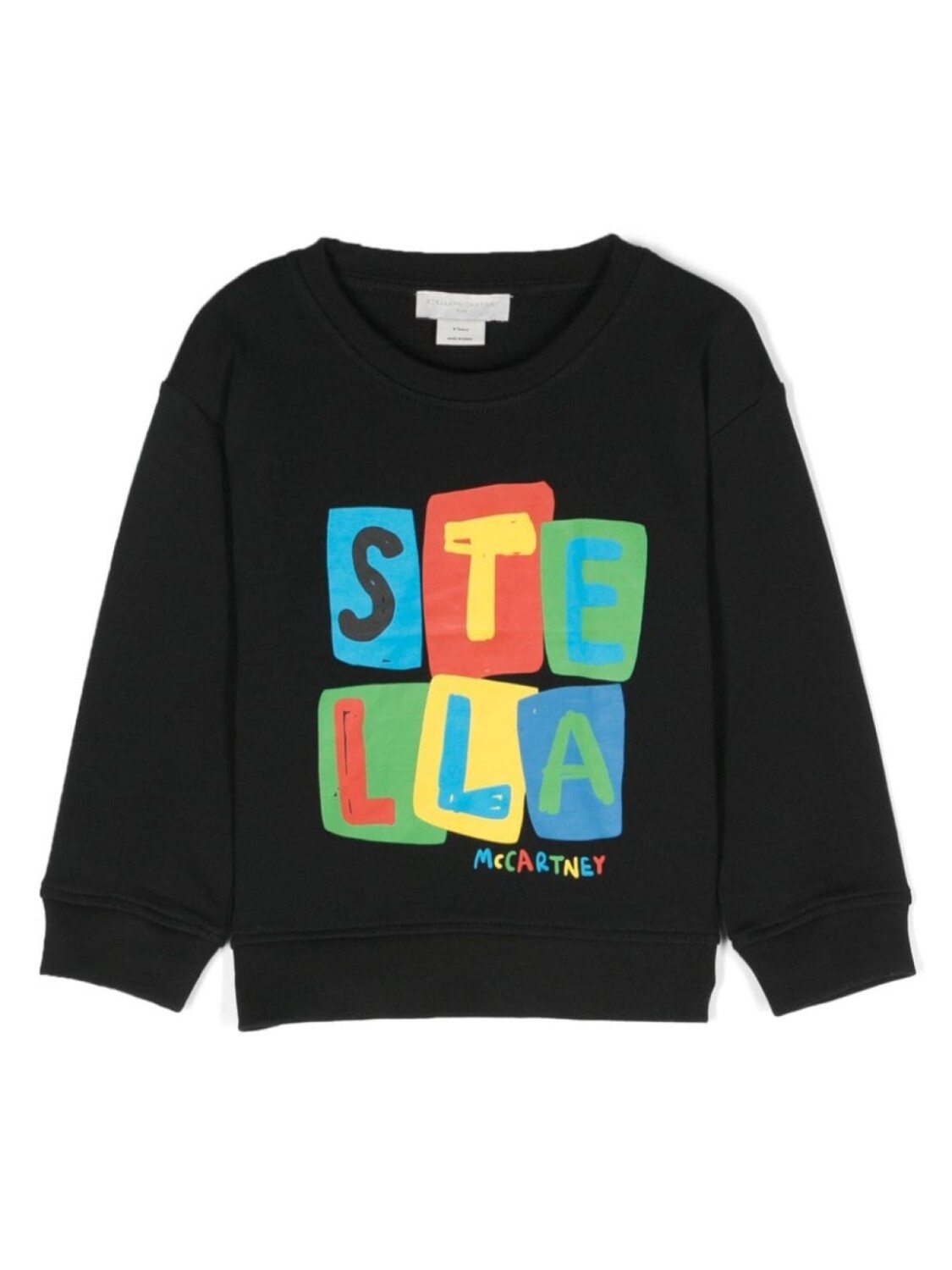 

Stella McCartney Kids джемпер с логотипом, черный