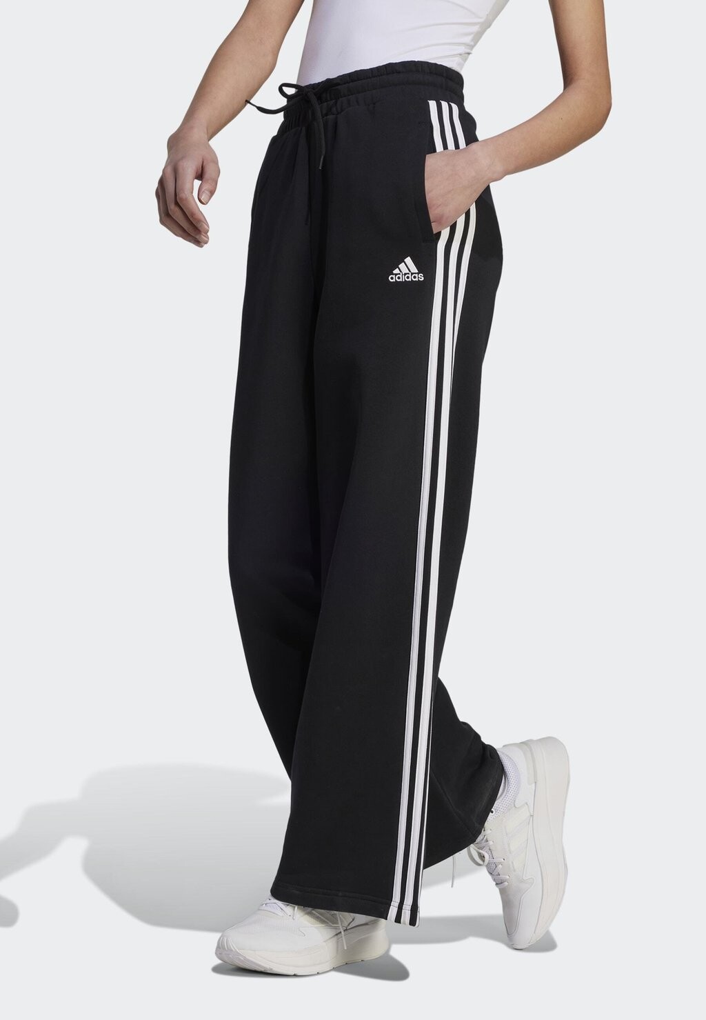 

Спортивные брюки Adidas, черно-белый, Черный