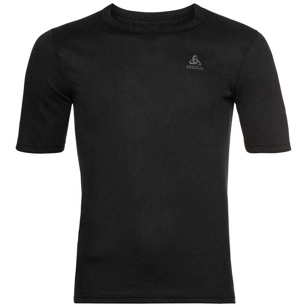 

Базовый слой с коротким рукавом Odlo Crew Neck Active Warm Eco, черный