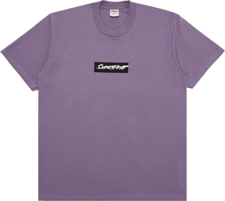 Футболка Supreme Futura Box Logo 'Dusty Purple', фиолетовый