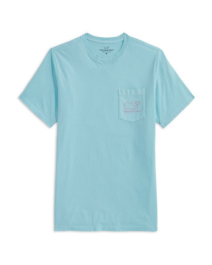 

Окрашенная в одежде футболка с короткими рукавами и контуром кита Vineyard Vines
