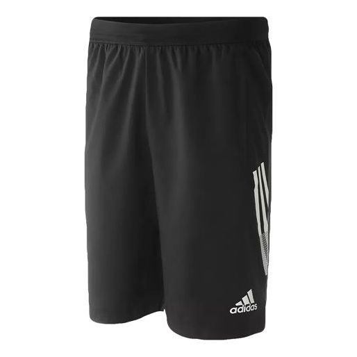 шорты adidas soccer football training loose sports shorts black черный Шорты adidas Stripe Training Sports Shorts Black, черный