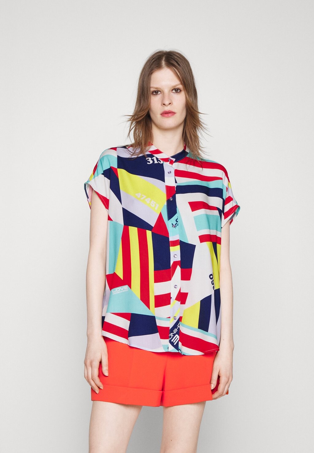 

Блузка Love Moschino, мультиколор