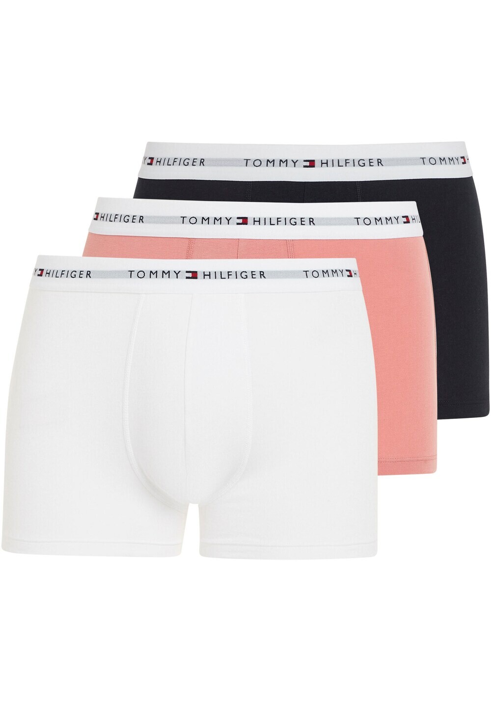 

Трусы боксеры Tommy Hilfiger Underwear, розовый/черный/белый