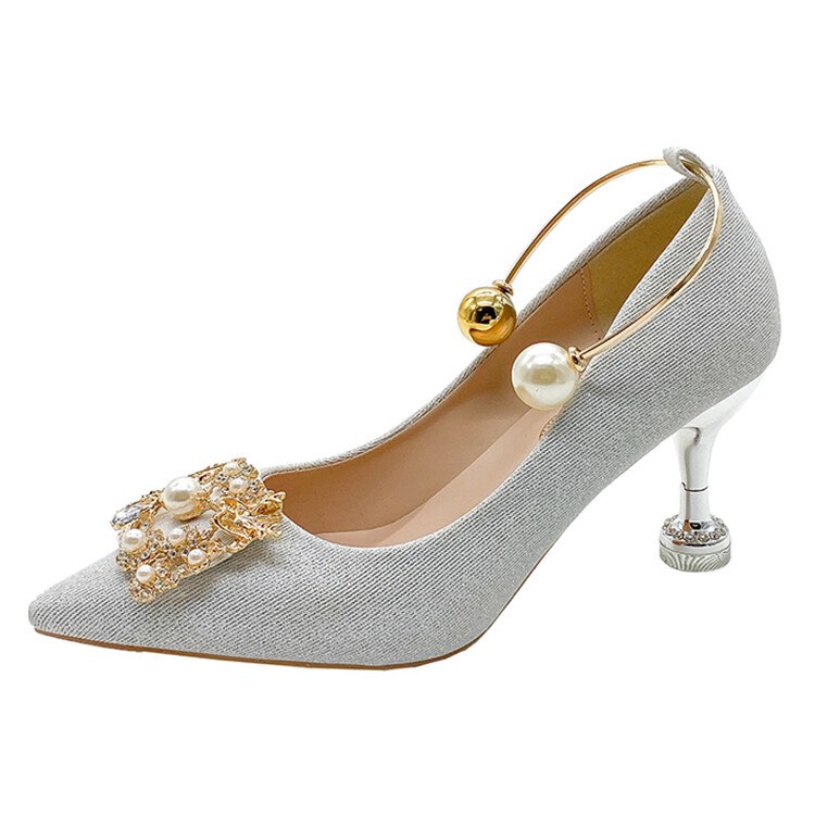 

Туфли женские на высоком каблуке Be Good, цвет Champagne 7cm