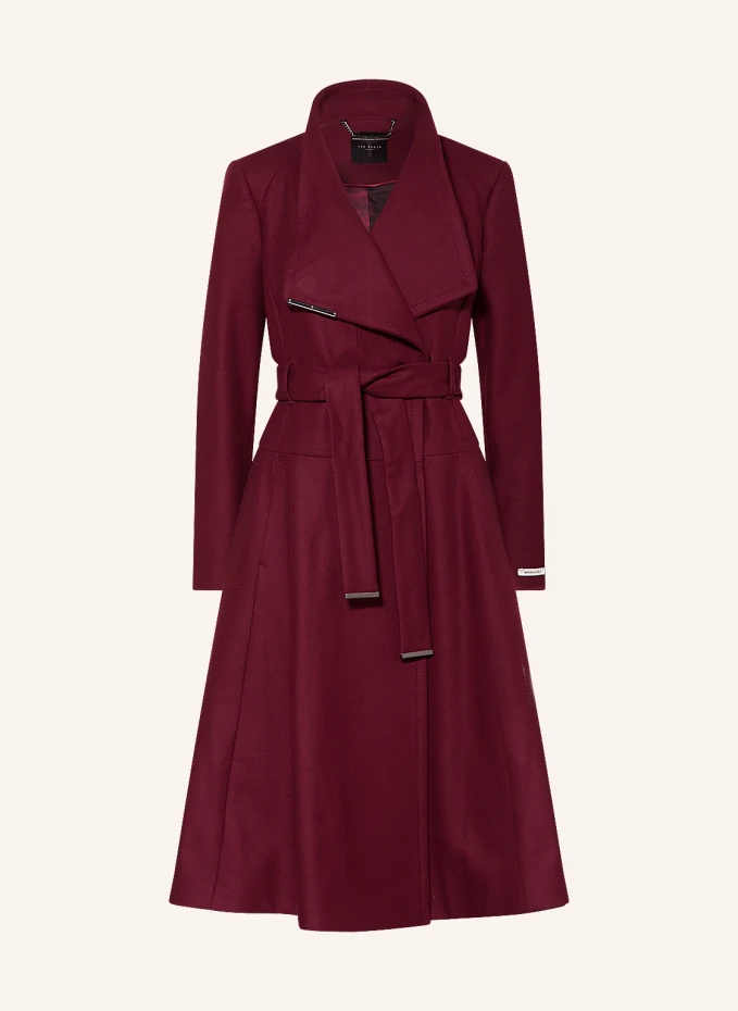 

Пальто росейка Ted Baker, красный