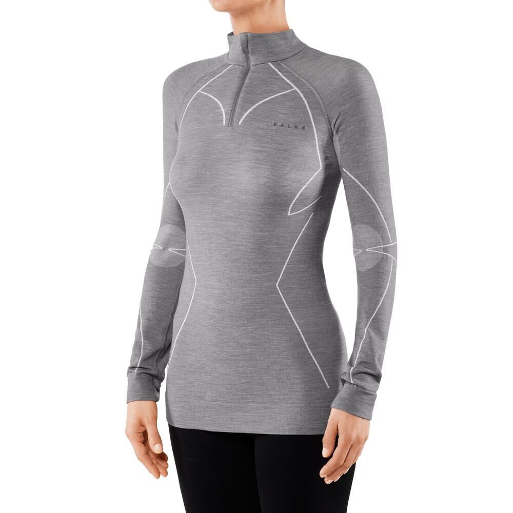 

Футболка с длинным рукавом Falke Wool-Tech, серый