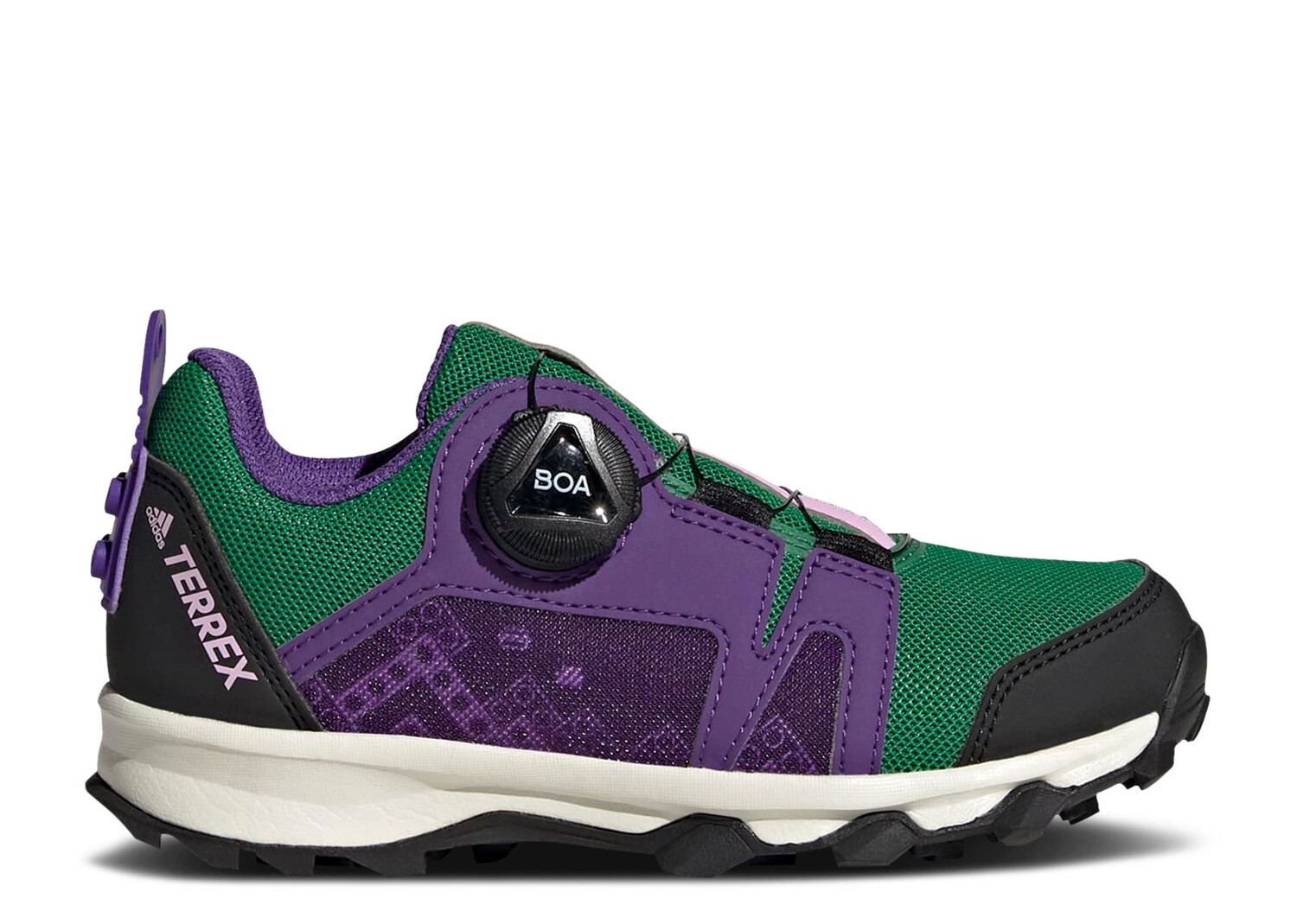 

Кроссовки adidas Lego X Terrex Agravic Boa J 'Green Sharp Purple', зеленый