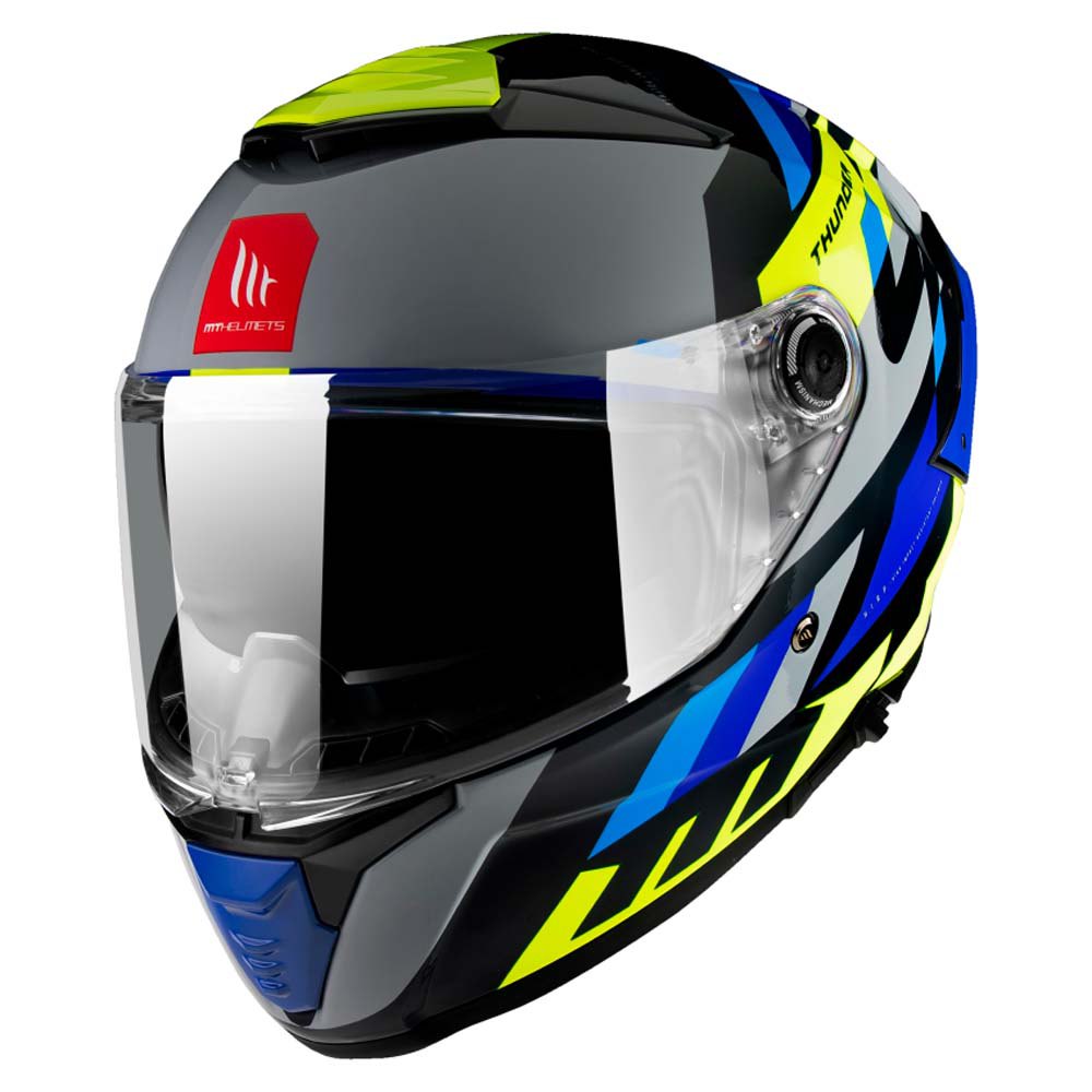 цена Шлем полнолицевой MT Helmets Thunder 4 SV Ergo E17, разноцветный