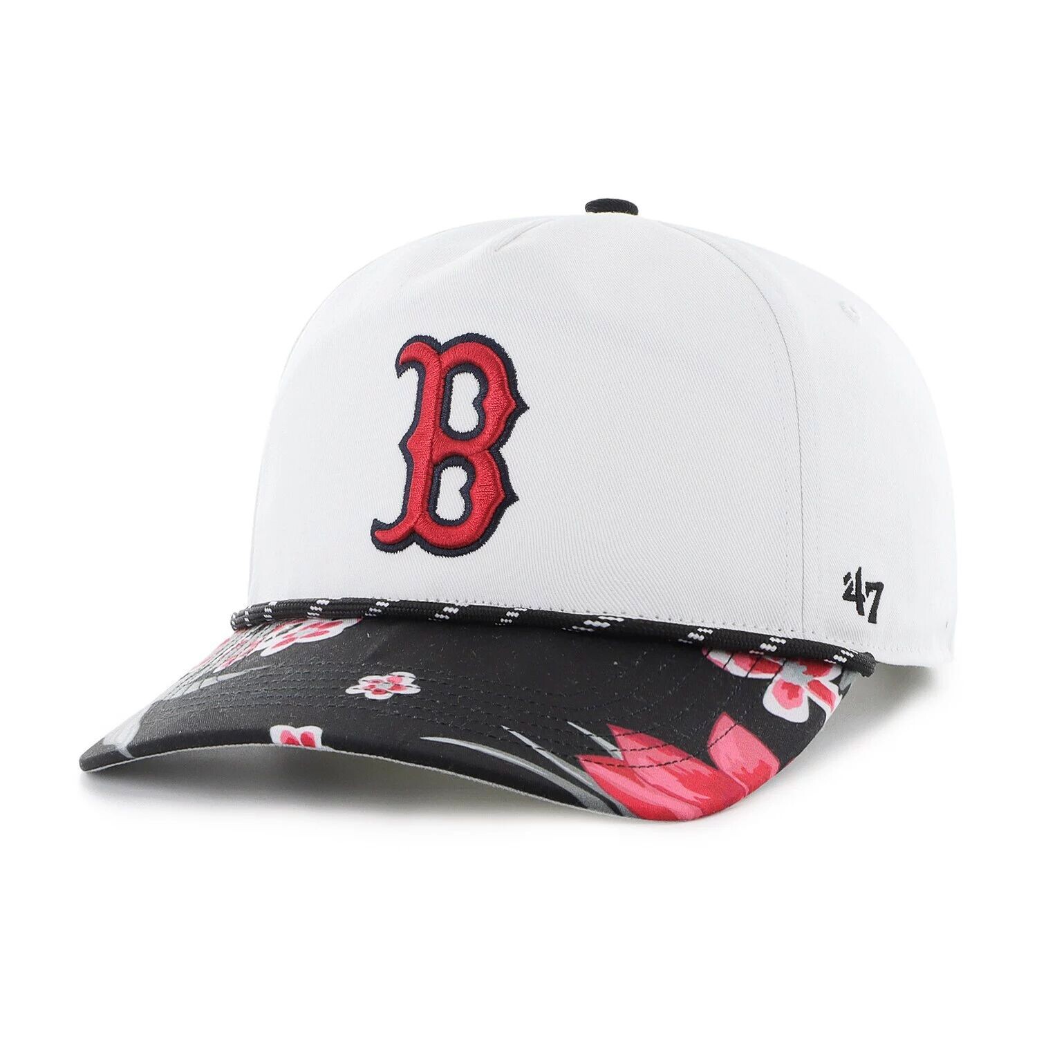 

Мужская белая кепка Boston Red Sox '47 Dark Tropic Hitch Snapback