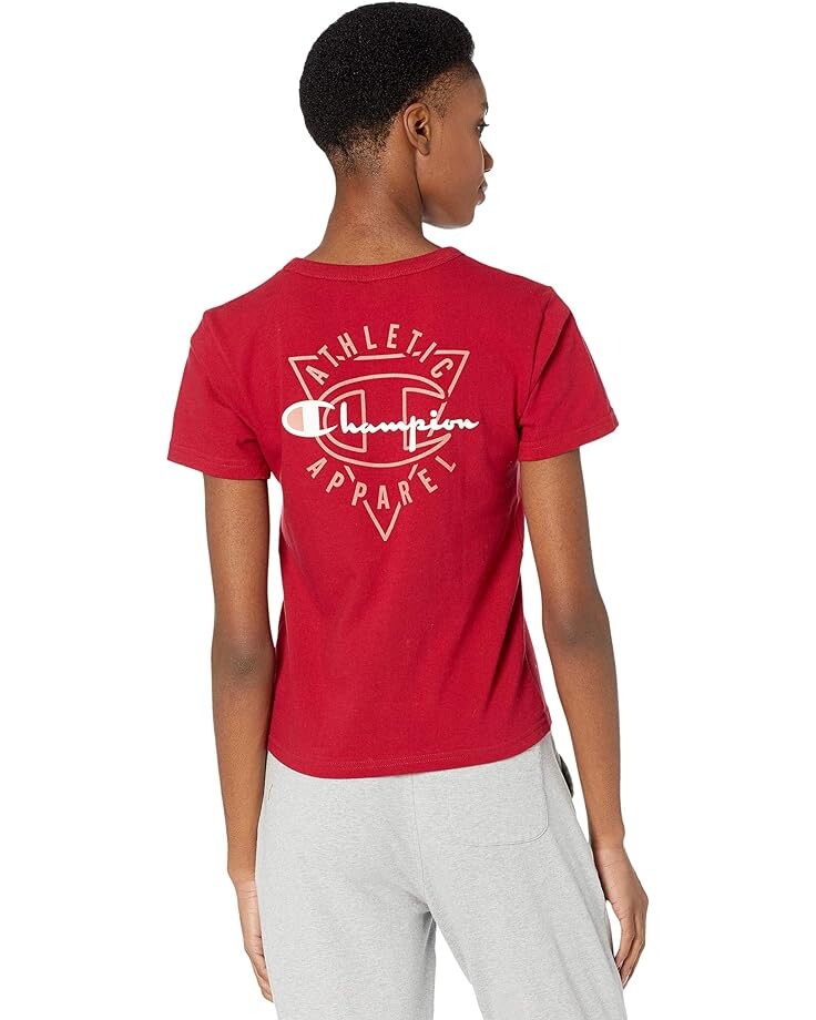 

Футболка Champion The Girlfriend Tee, цвет Cranberry Red