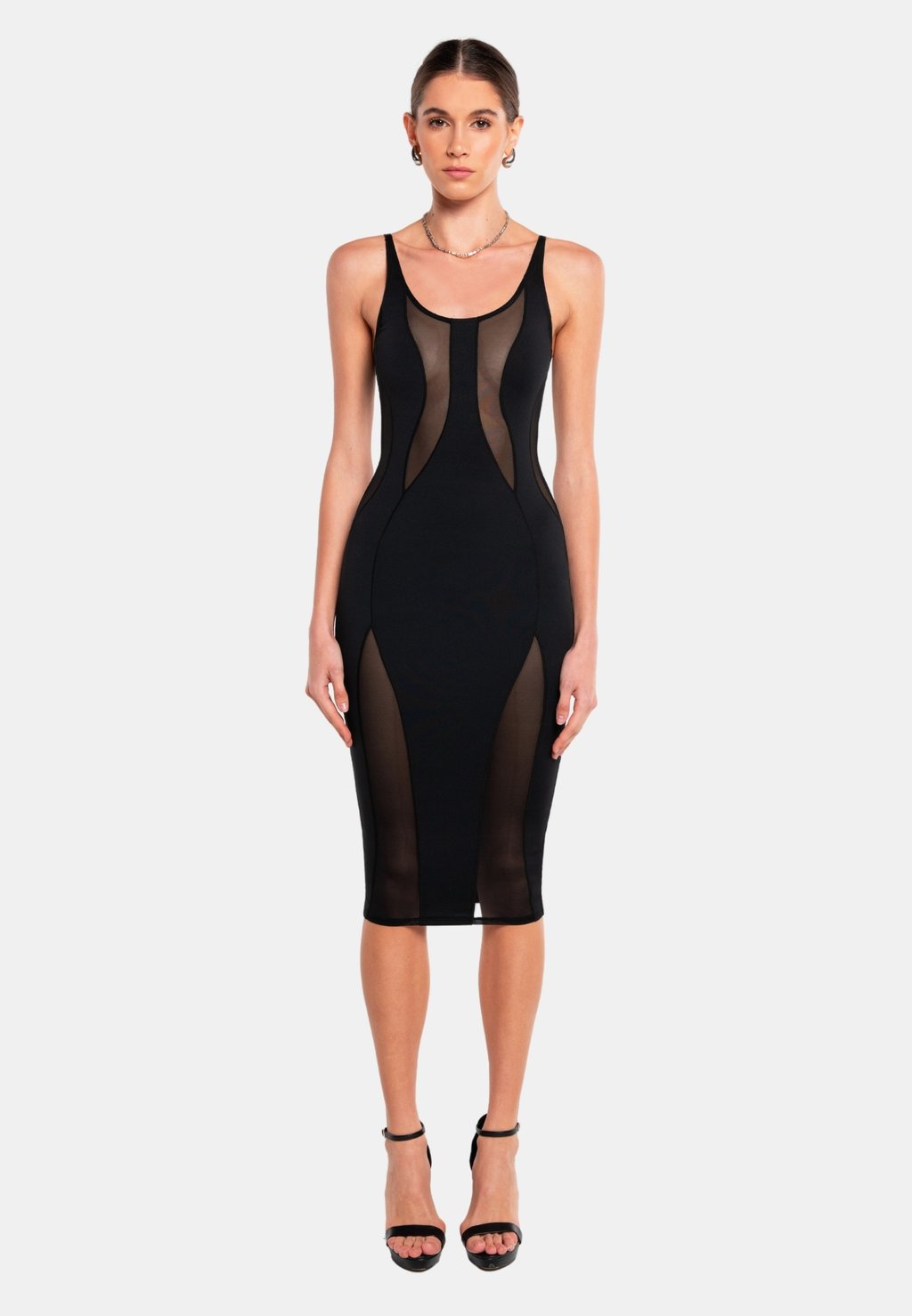 Платье-футляр TWIST OW Collection, цвет black