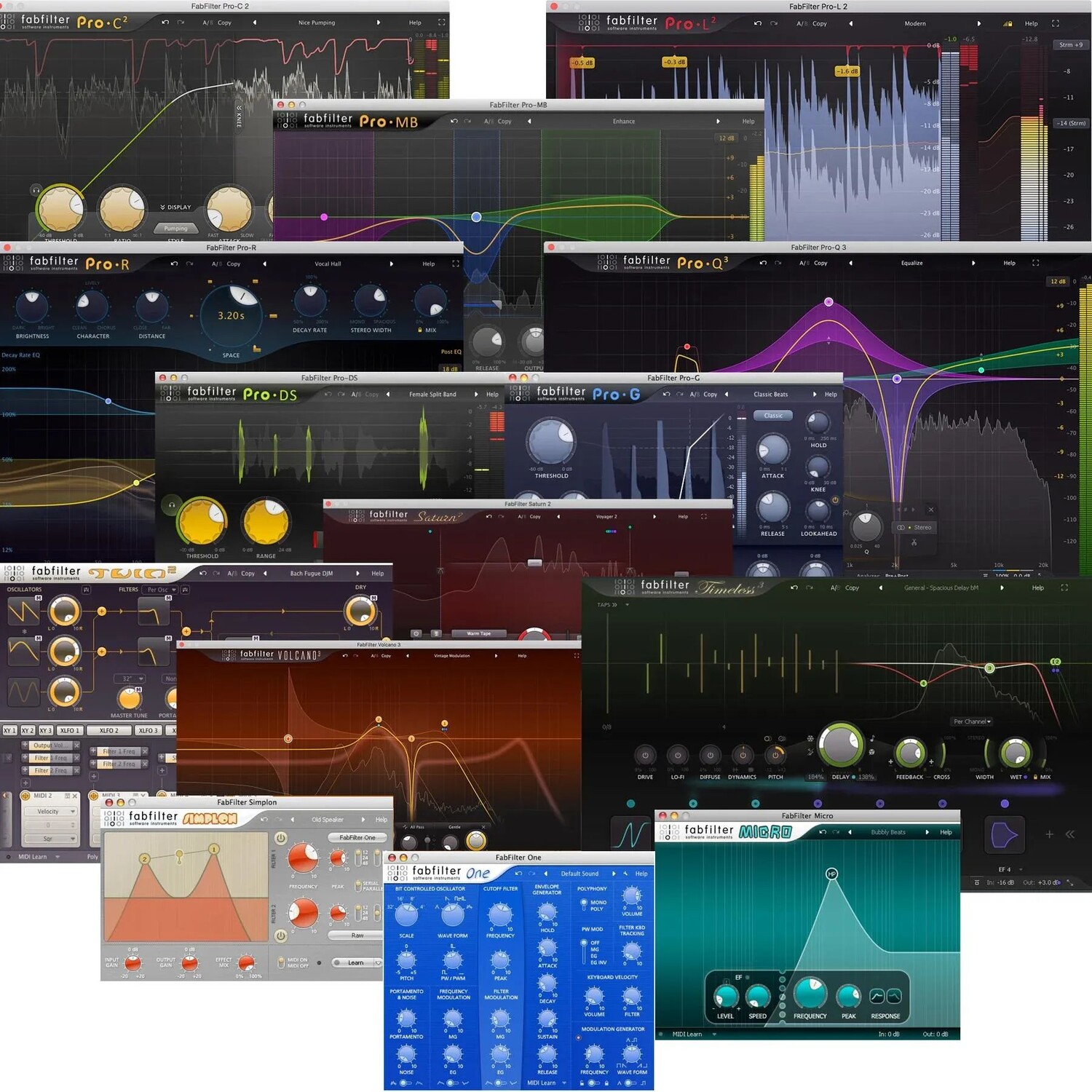 

Коллекция плагинов FabFilter Total Bundle