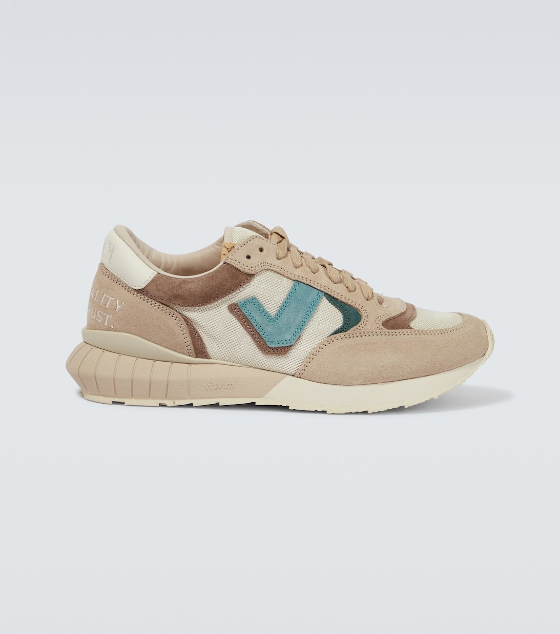 

Замшевые кроссовки Dunand Visvim, бежевый