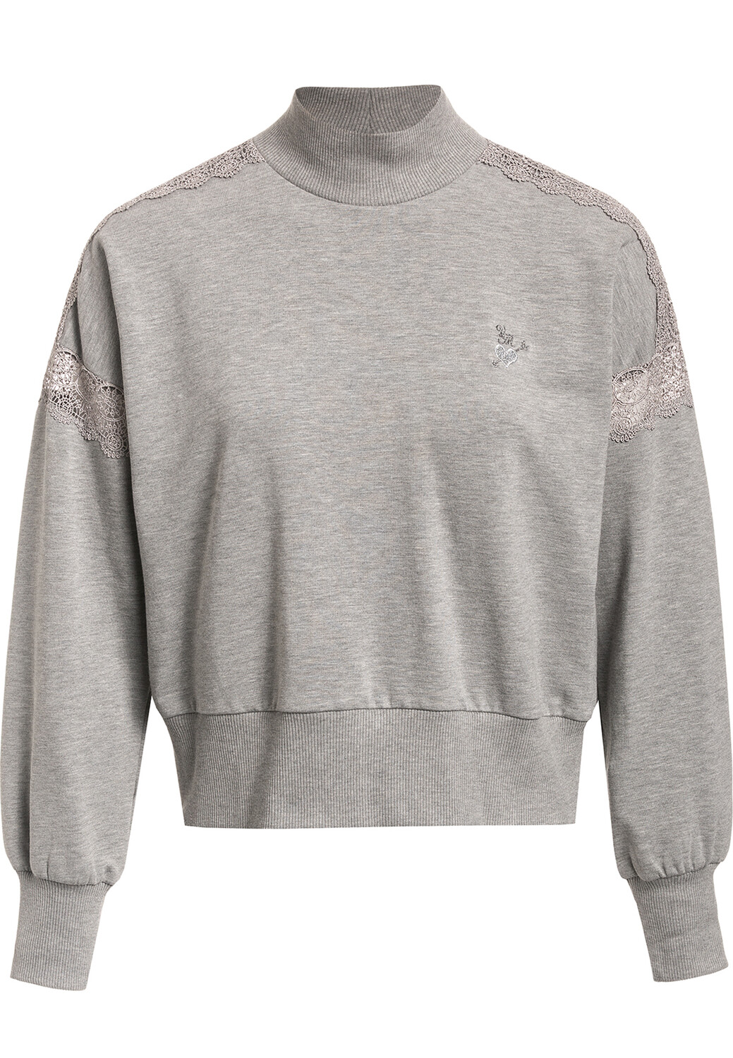 

Толстовка Vive Maria Rollkragenpullover Cosy Grey, цвет grau meliert