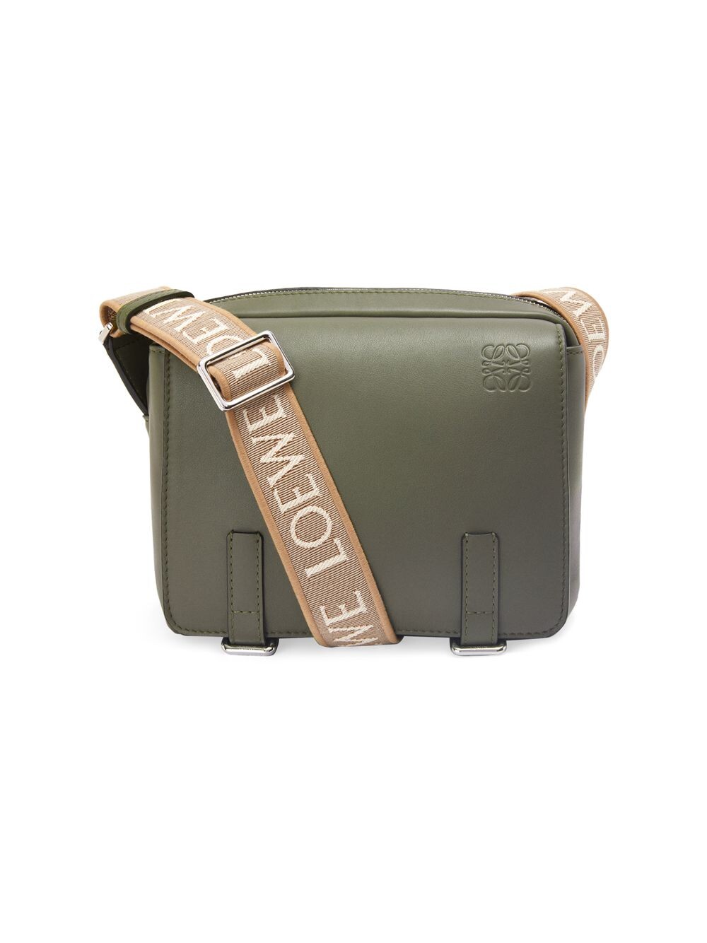 

Сумка-мессенджер XS в стиле милитари Loewe, хаки