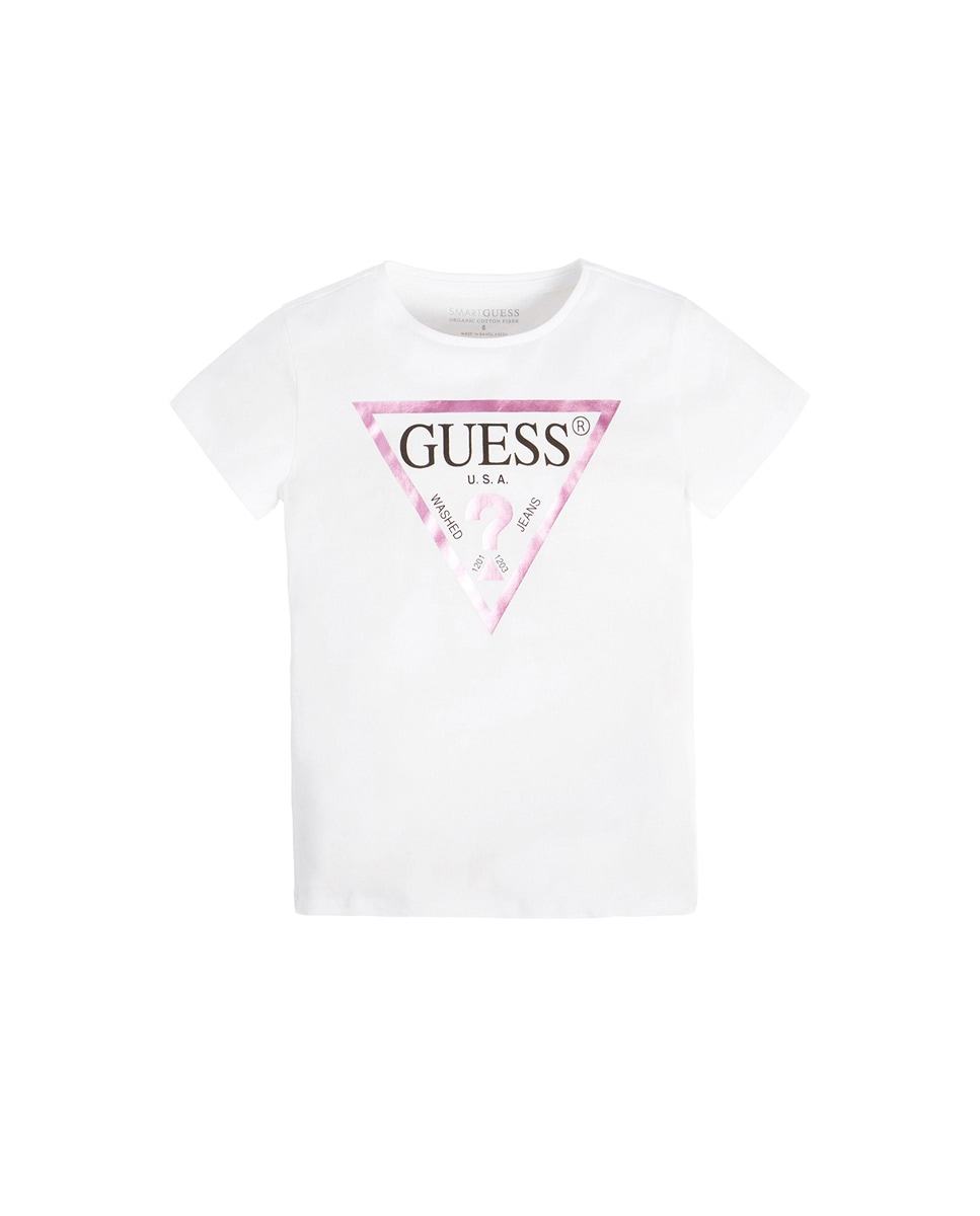 

Футболка Guess для девочки с коротким рукавом Guess, белый