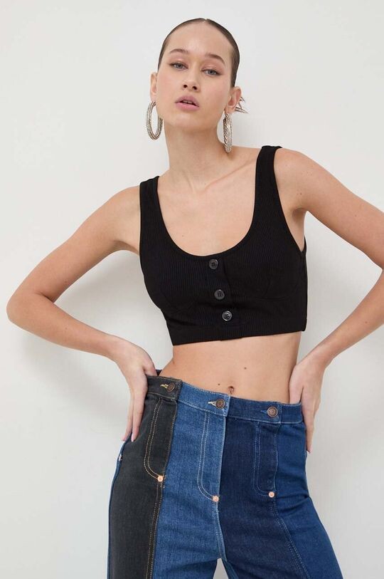 

Топ Moschino Jeans, черный