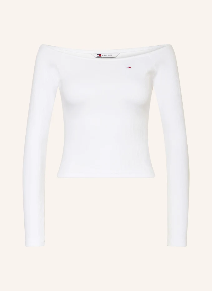 

Рубашка с открытыми плечами Tommy Jeans, белый