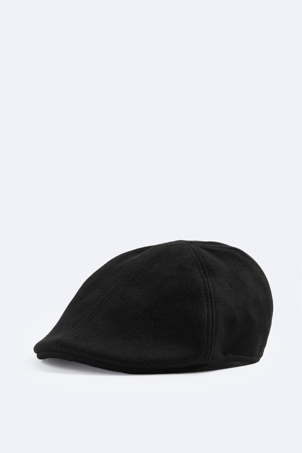 Фланелевая кепка ZARA, черный фланелевая кепка zara серый мергель